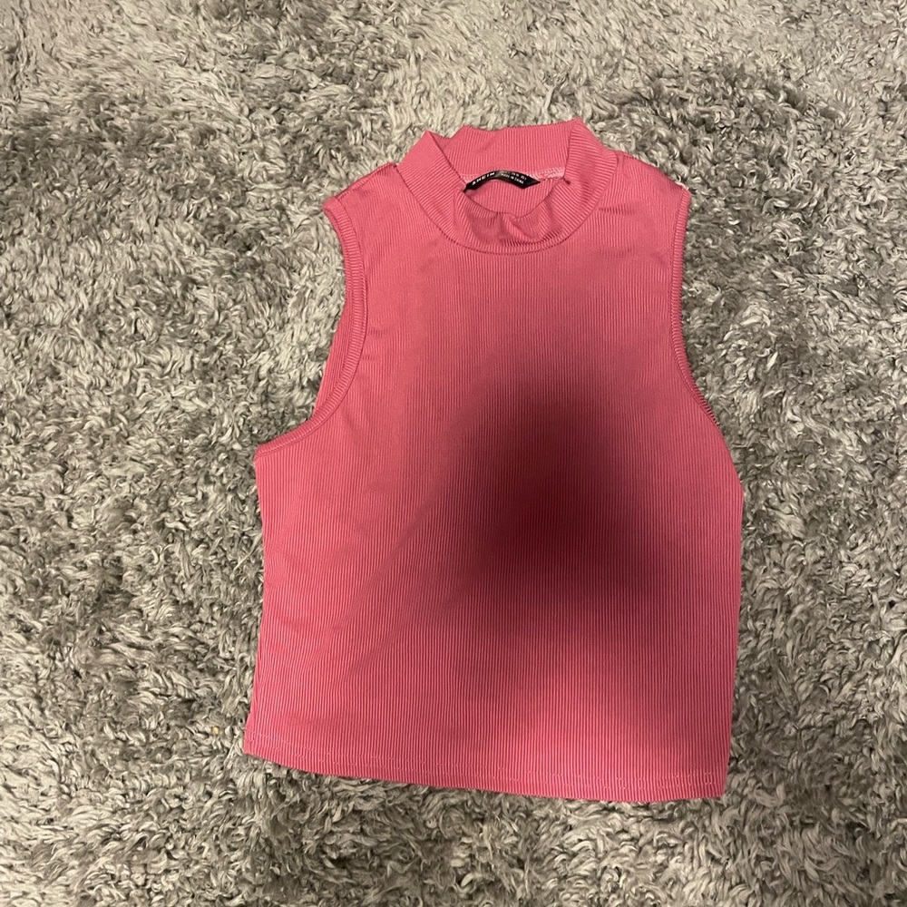 Pink crop top
